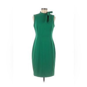 Calvin Klein Green Bow Accent Midi Dress